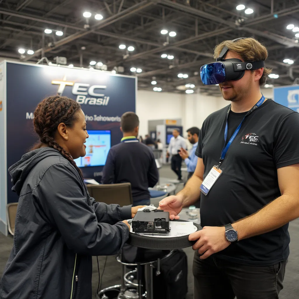 Demonstração de solução de realidade virtual